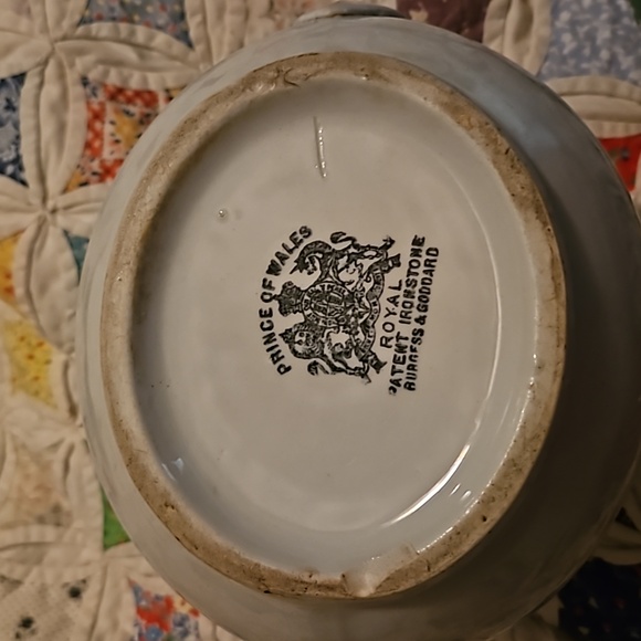 Antique 1800s Burgess and Goddard Royal Patent Ironstone - Picture 4 of 4